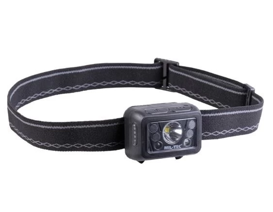 Mil-Tec Kopflampe Recharge GC260 Schwarz 1 Mil-Tec Kopflampe Recharge GC260 Schwarz