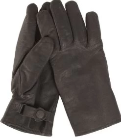 Mil-Tec BW Handschuhe Ziegenleder Gef. Schw.