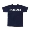 T-Shirt Polizei Brust U. Rückendruck