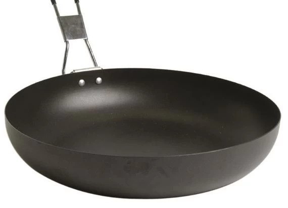 Mil-Tec Camping Pfanne S/Steel M. Klappstiel 1 Mil-Tec Camping Pfanne S/Steel M. Klappstiel