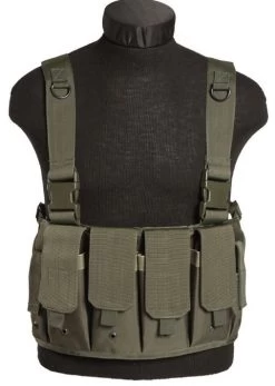 Mil-Tec Mag Carrier Chest Rig Oliv