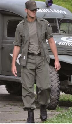 Mil-Tec US Jungle Jacket M64 Vietnam Oliv