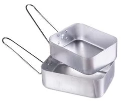 Mil-Tec Brit. Kochgeschirr 2-tlg. Alu Anodized