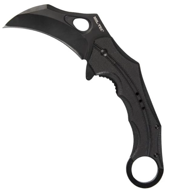 Mil-Tec Einhandmesser G10 Karambit Schwarz 1 Mil-Tec Einhandmesser G10 Karambit Schwarz
