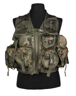 Mil-Tec Einsatzweste Tactical Flecktarn