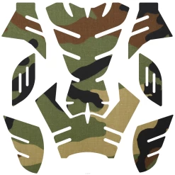 Gearskin Ballistic Helmet Pre-Cut Woodland