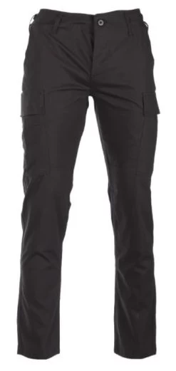 Mil-Tec US BDU Feldhose R/S Slim Fit Schwarz