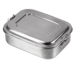 Mil-Tec Luchbox Stainless Steel 18x14x6,5cm