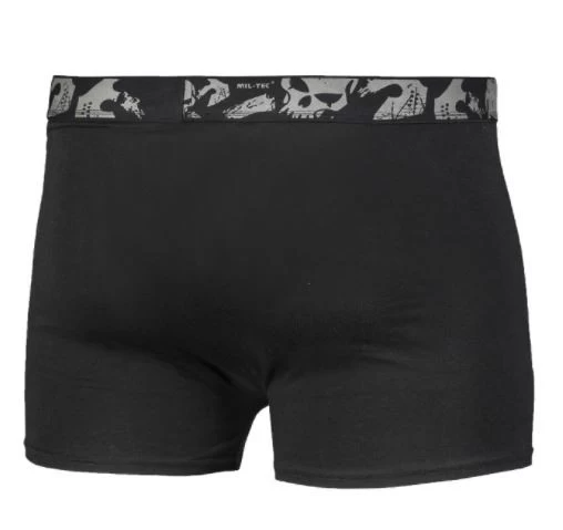 Mil-Tec Boxershort Skull 2er Pack Schwarz 2 Mil-Tec Boxershort Skull 2er Pack Schwarz – Bild 2