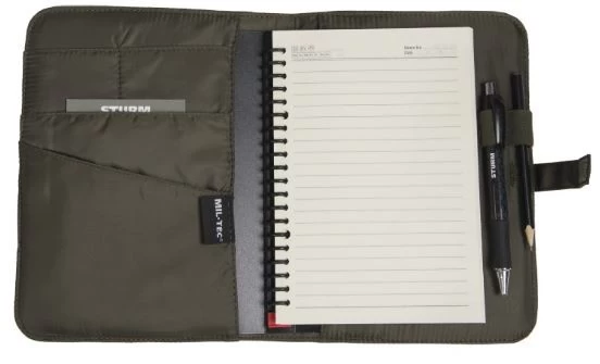 Mil-Tec Tactical Notebook Medium Oliv 2 Mil-Tec Tactical Notebook Medium Oliv – Bild 2