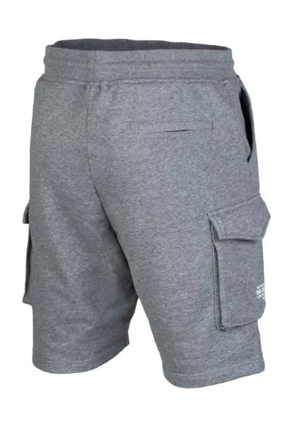 Mil-Tec US Sweatshorts Cotton Grau 2 Mil-Tec US Sweatshorts Cotton Grau – Bild 2