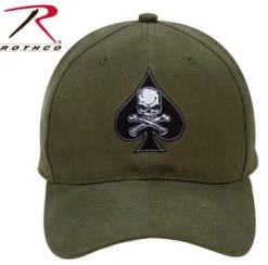 Rothco Cap Black Ink Death Spade Low Profile Insignia