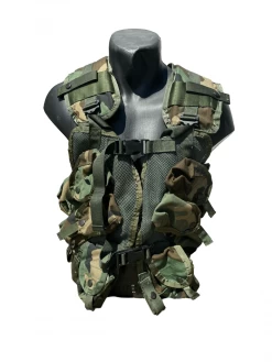 US Army TLBV Tactical Load Bearing Vest Woodland Weste