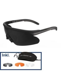 Swiss Eye® Schutzbrille Raptor Pro Schwarz -Outdoor Equipment Verkauf K1024 15620102 2 1280x1280