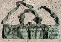 LBT London Brdige Traiding Chest Rig + S&S Pull Tap Olive Green 2586G