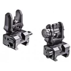CAA Tactical Flip Up Sights Set Rear & Front Black
