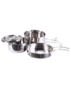 Mil-Tec Koch-Set Edelstahl 4-Tlg.