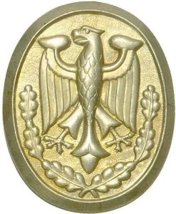Bundeswehr Schützenschnurplakette Gold