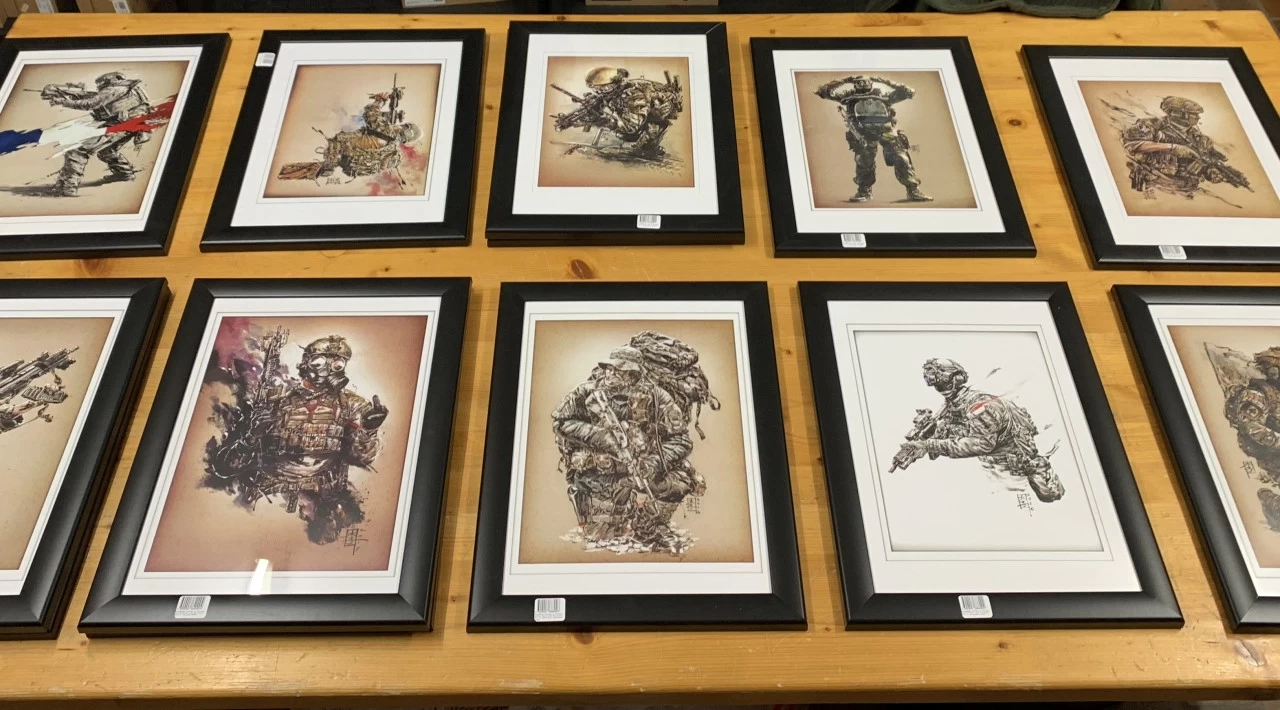 Marc Lee Military Art Norwegian MJK (gerahmt) 2 Marc Lee Military Art Norwegian MJK (gerahmt) – Bild 2