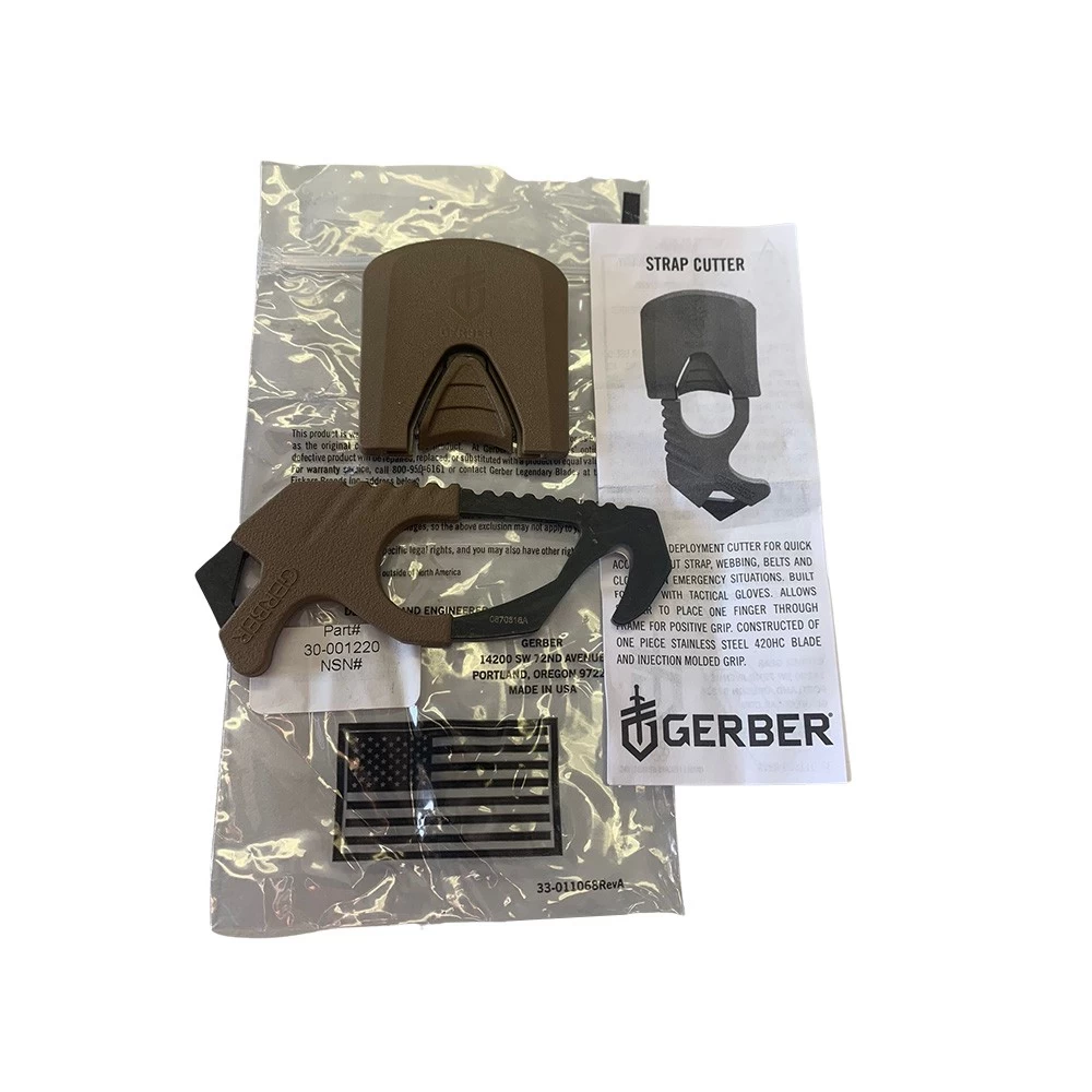 Gerber US Army Strap Cutter Gurtschneider Coyote 1 Gerber US Army Strap Cutter Gurtschneider Coyote