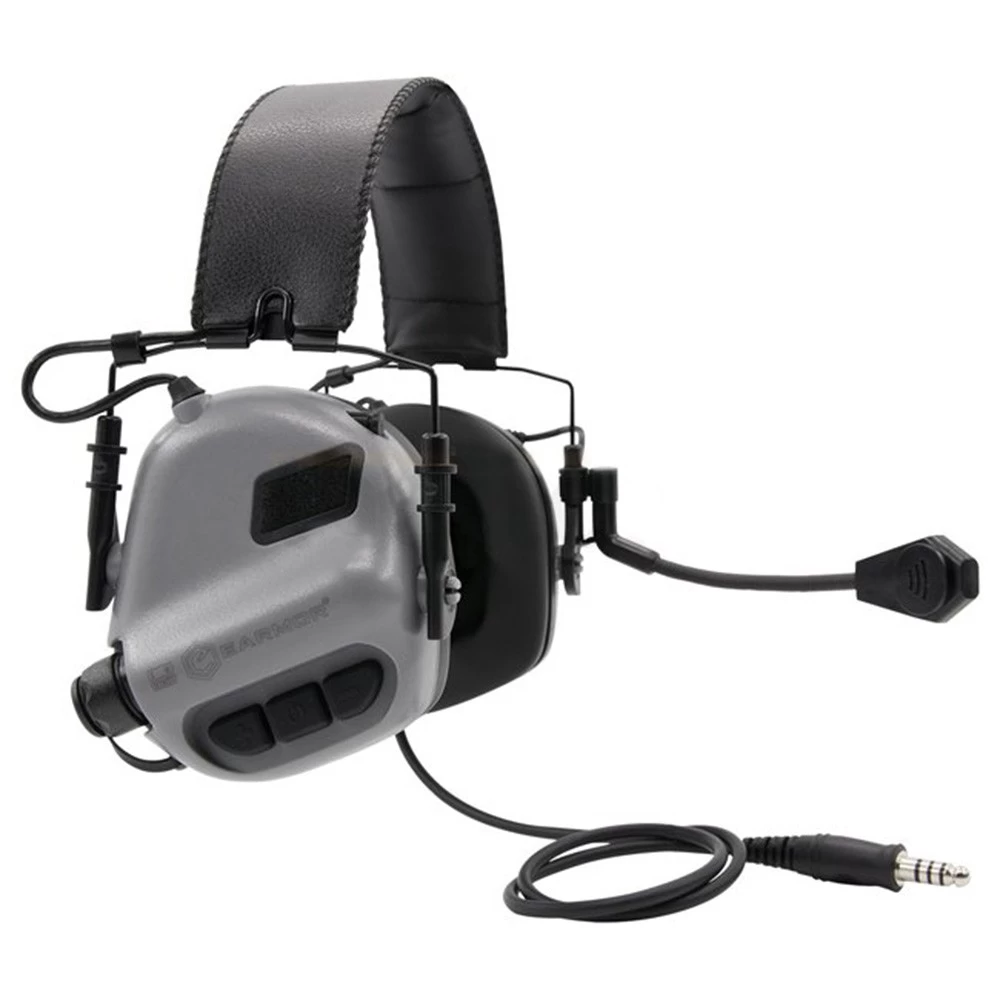 Earmor M32 MOD3 Tactical Hearing Protection Ear-Muff - Grey 1 Earmor M32 MOD3 Tactical Hearing Protection Ear-Muff - Grey