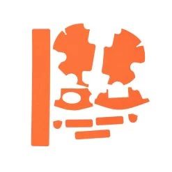 Gearskin PELTOR COMTAC Bright Orange