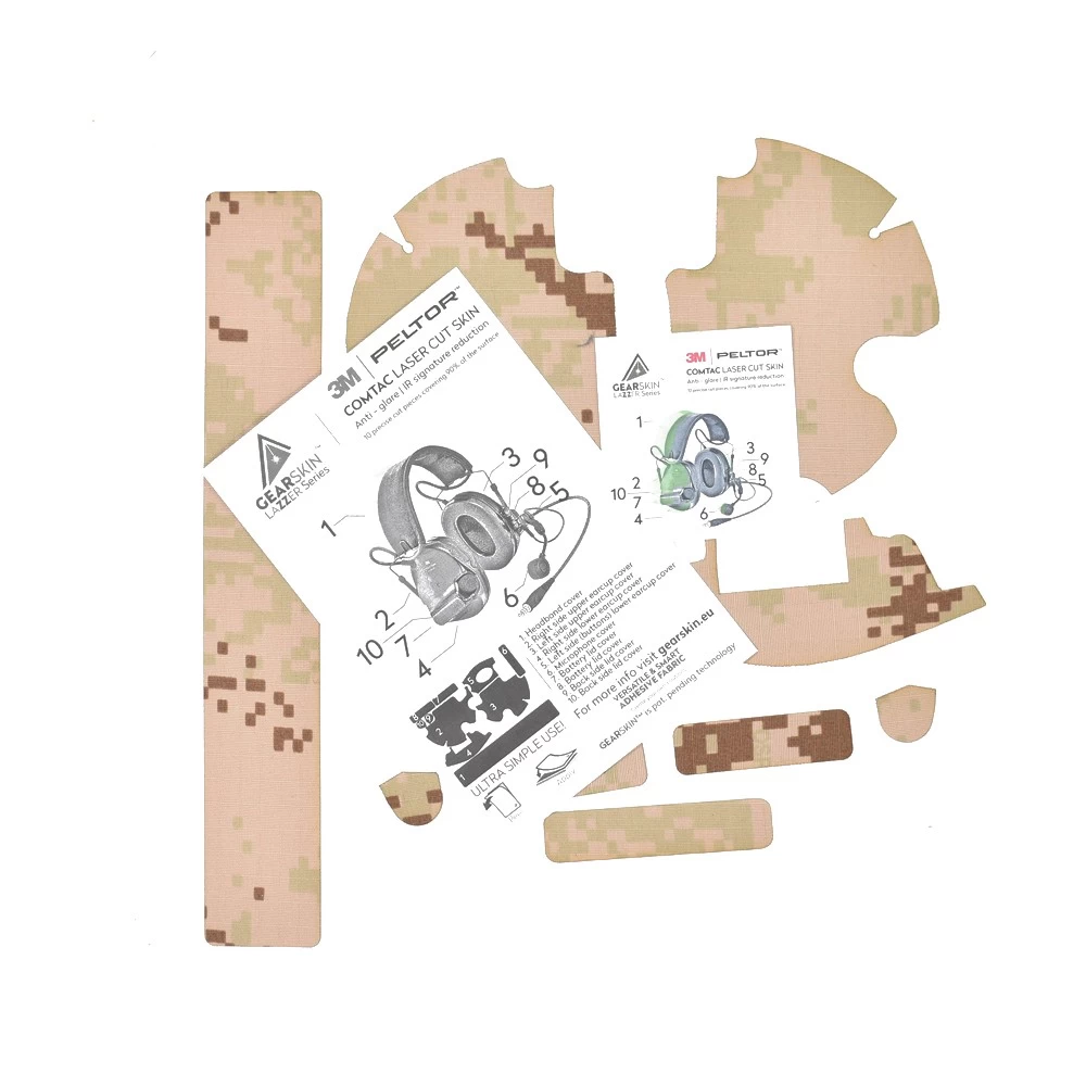 Gearskin ELTOR COMTAC Digital Desert V2 2 Gearskin ELTOR COMTAC Digital Desert V2 – Bild 2