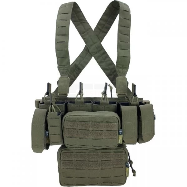 Pitchfork MCR Modular Chest Rig Complete Set - Ranger Green 1 Pitchfork MCR Modular Chest Rig Complete Set - Ranger Green
