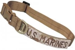 Cetacea Taktisches Hundehalsband U.S. MARINES Mit Patch